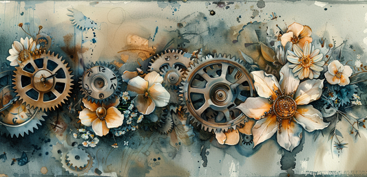 Bunte Zahnräder Tasse für deinen Kaffee-Moment