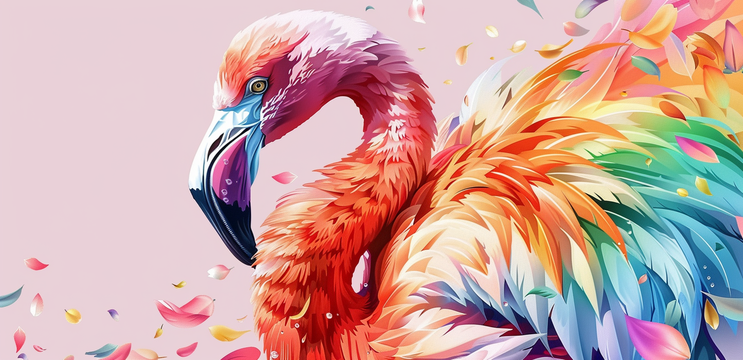 Tasse Bunte Flamingowelt für deinen Kaffee, Tee-Moment