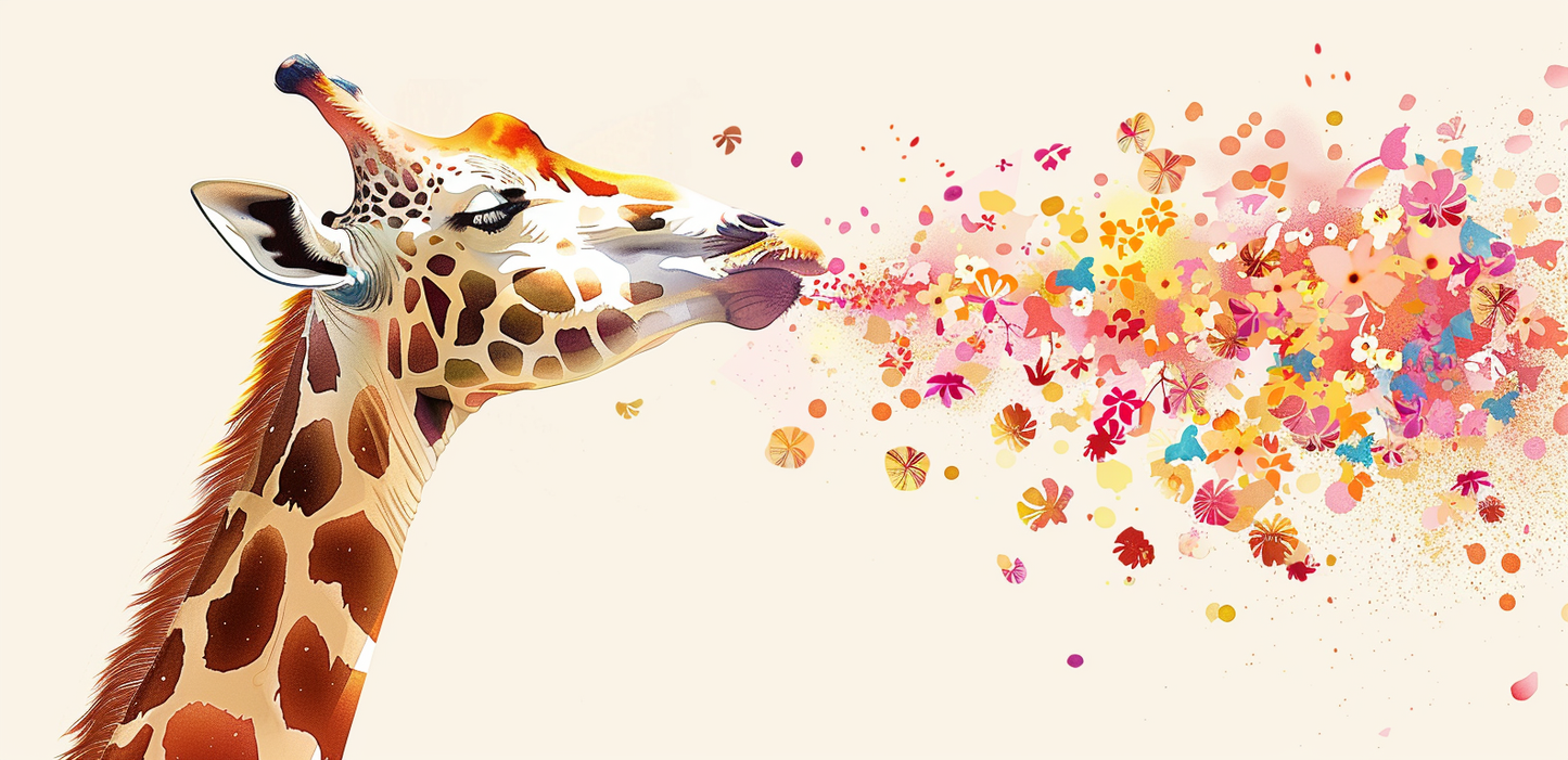 Tasse Giraffe für deinen Kaffee, Tee-Moment