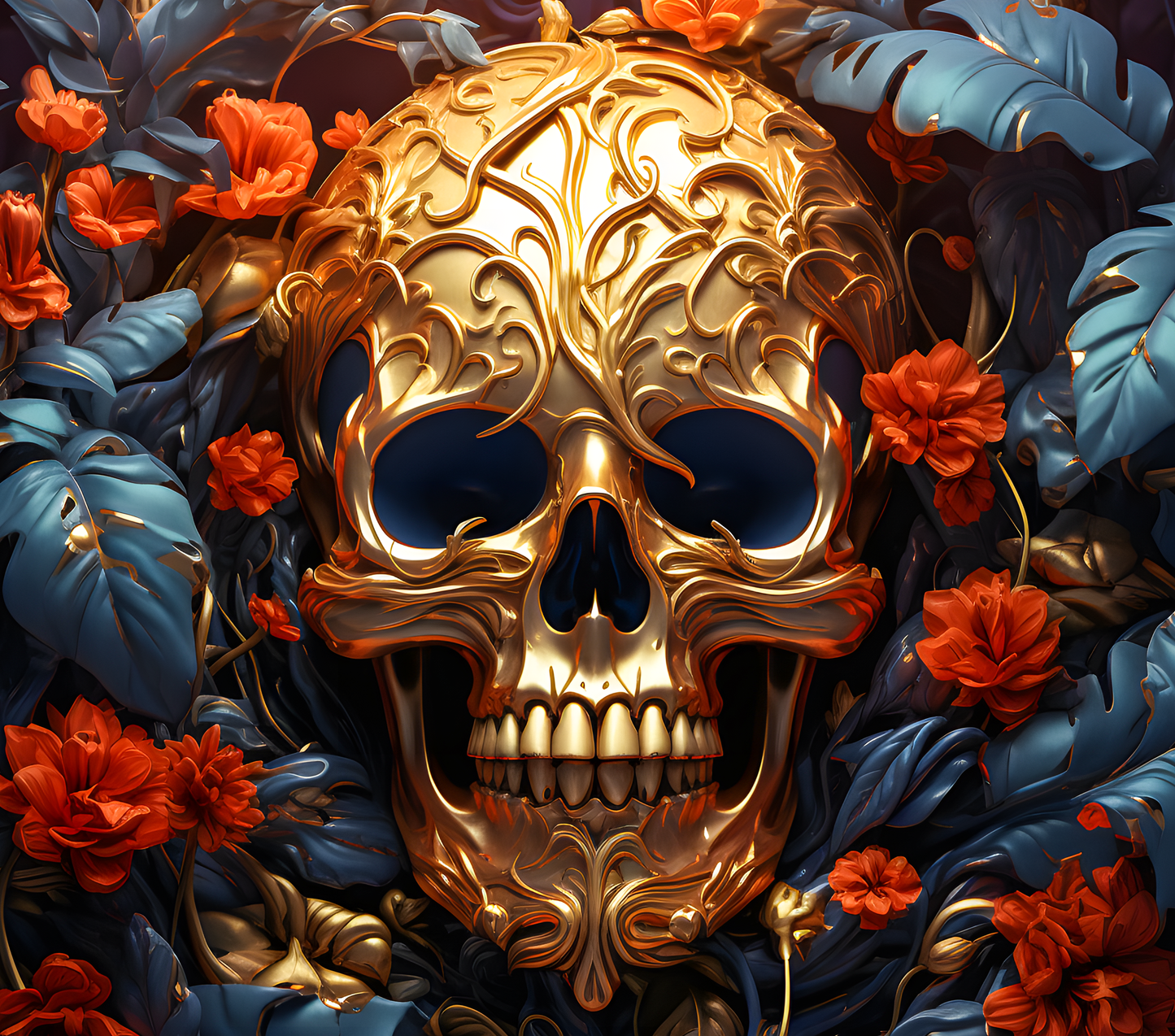 Schädel/Skull Tumbler/Becher