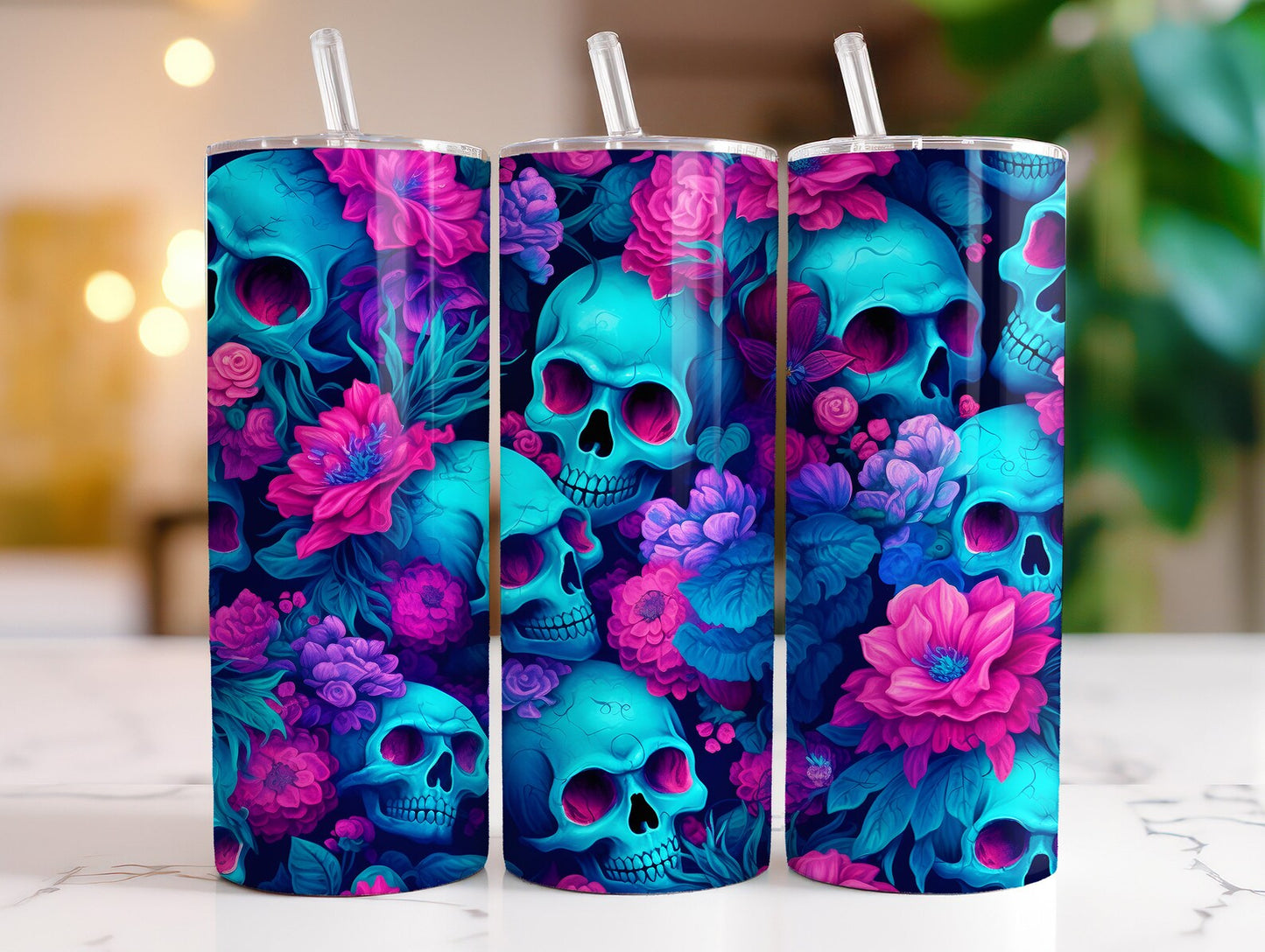 Schädel/Skull Tumbler/Becher