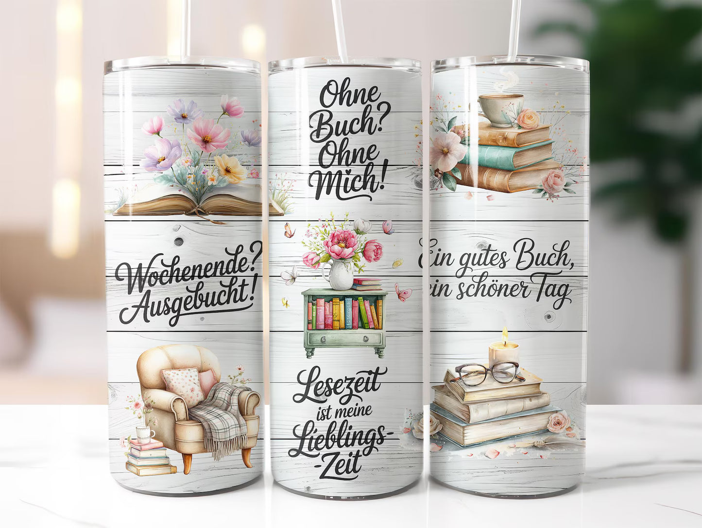 Lesezeit Tumbler/Becher